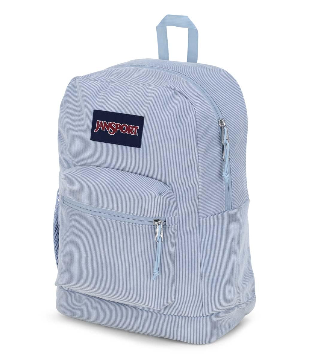 JanSport Cross Town Plus Remix Backpack - Padded Back Panel, Laptop Sleeve, and Front Pocket Organizer - Blue Dusk Corduroy - Image 7