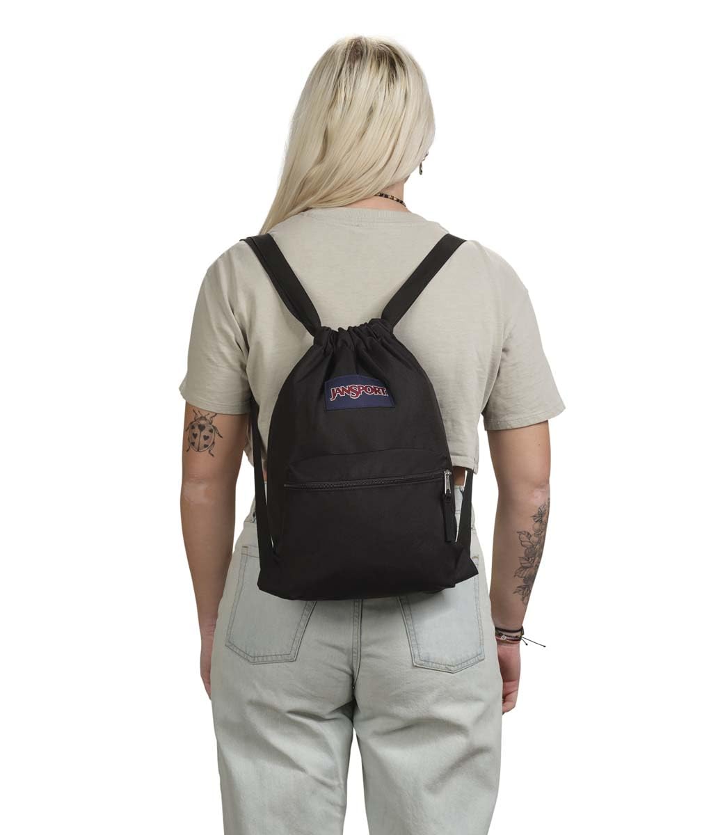 JanSport Draw Sack, Black - Image 7