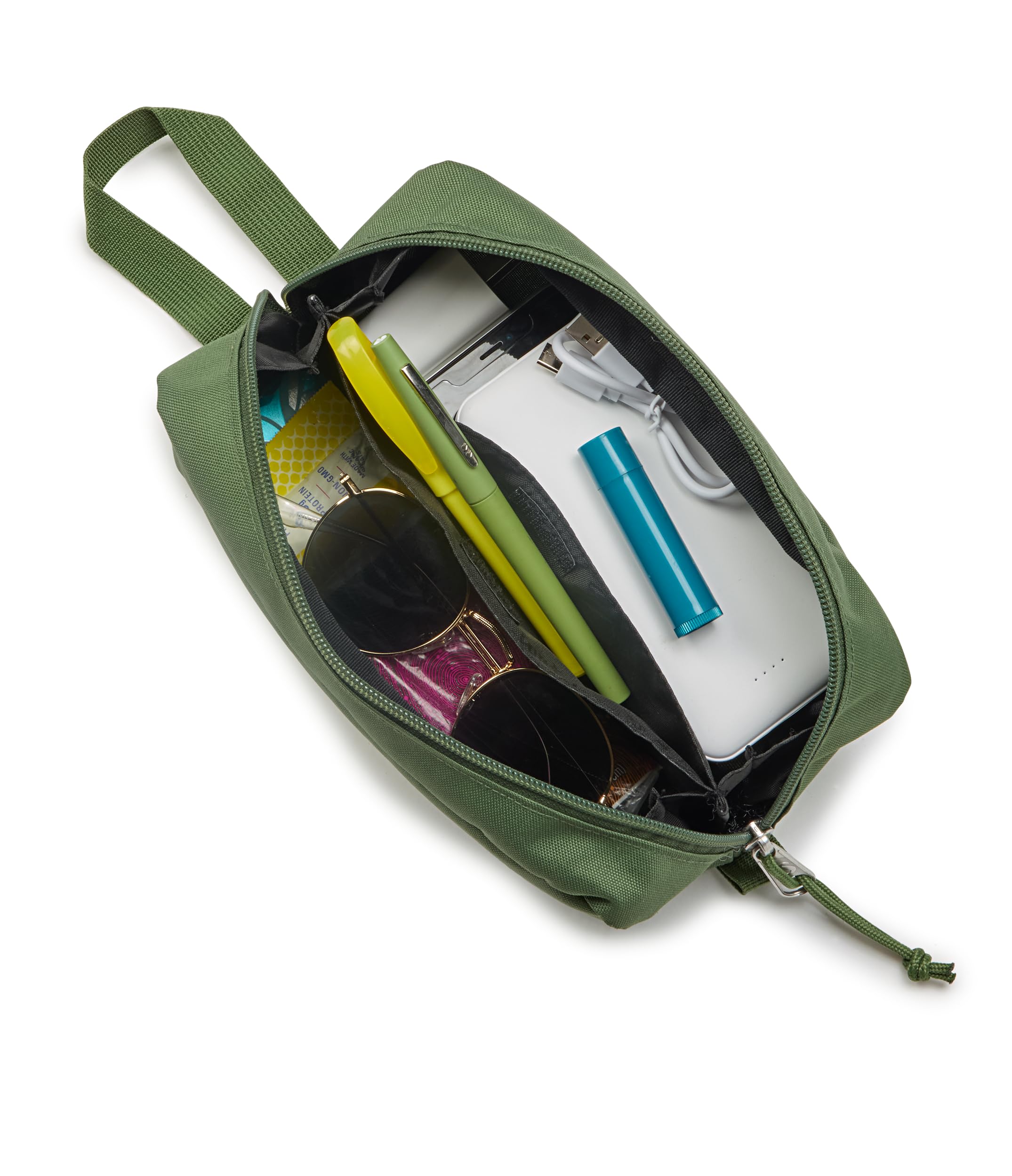 JanSport Perfect Pouch – Accordion Opening, Single Compartment with 3 Dividers, Small Internal Pocket - Image 3