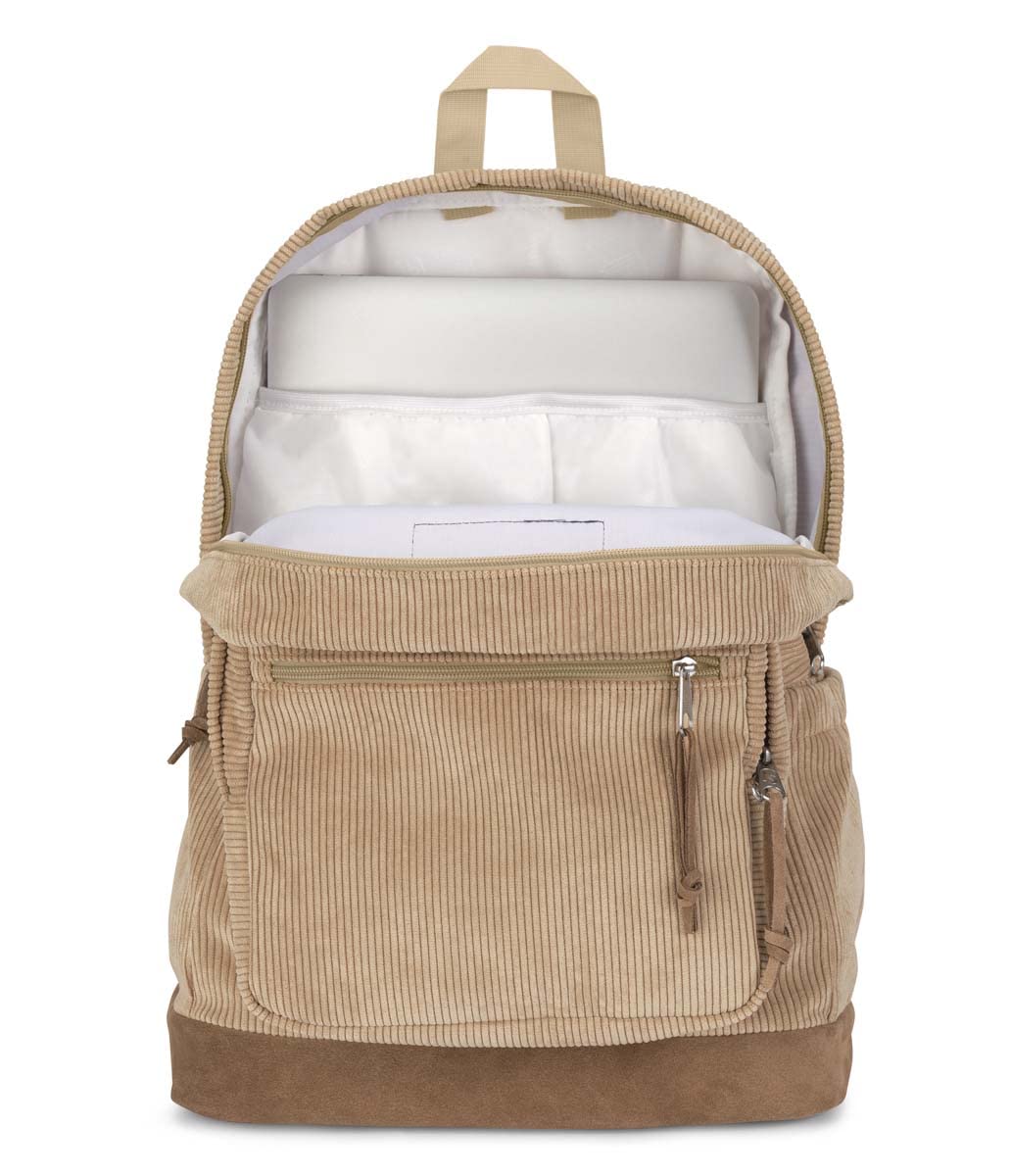 JanSport Right Pack Expressions Backpack - Travel, Work, or Laptop Bag - Curry Corduroy - Image 4