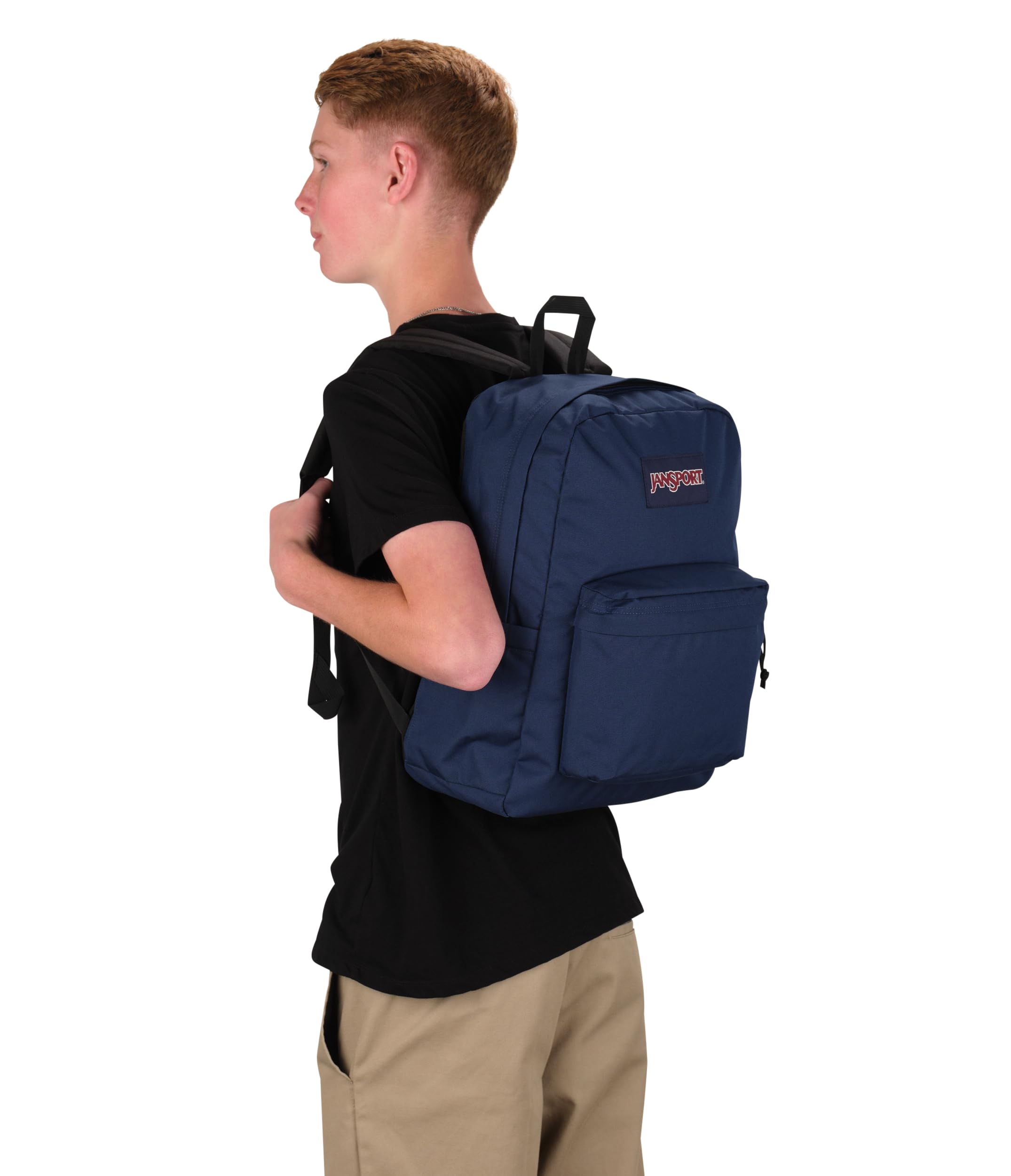 JanSport Superbreak Backpack - Durable, Lightweight Premium Backpack, Navy - Image 7