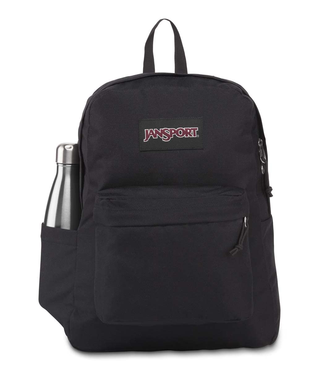 JanSport SuperBreak Plus Backpack with Padded 15-inch Laptop Sleeve and Integrated Bottle Pocket - Spacious and Durable Daypack for Work and Travel - Black - Image 6