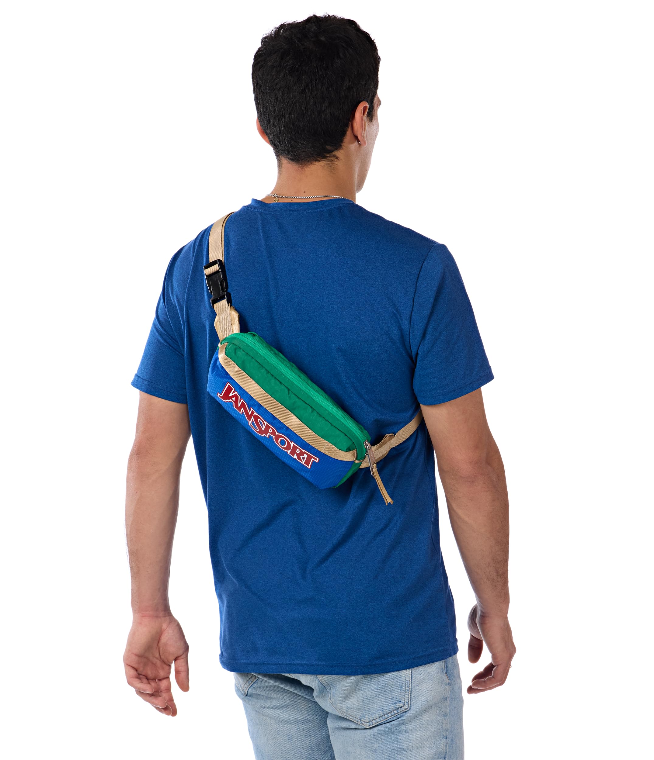 JanSport Washington Waistpack Fanny Pack - Stylish, Durable Waist Bag with Adjustable Belt, Main Zippered Pocket, Quick Stash Pocket,Travel Essentials - Image 4